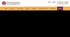 Desktop Screenshot of nationallutheran.org