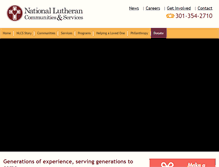 Tablet Screenshot of nationallutheran.org